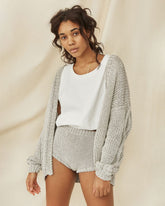 Kaitra: Dark Wheat Cotton Hot Pants